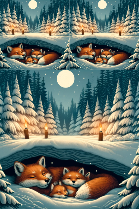 Sticker Sheet – Foxes In The Hole Fairy Tale Cat. No. 37