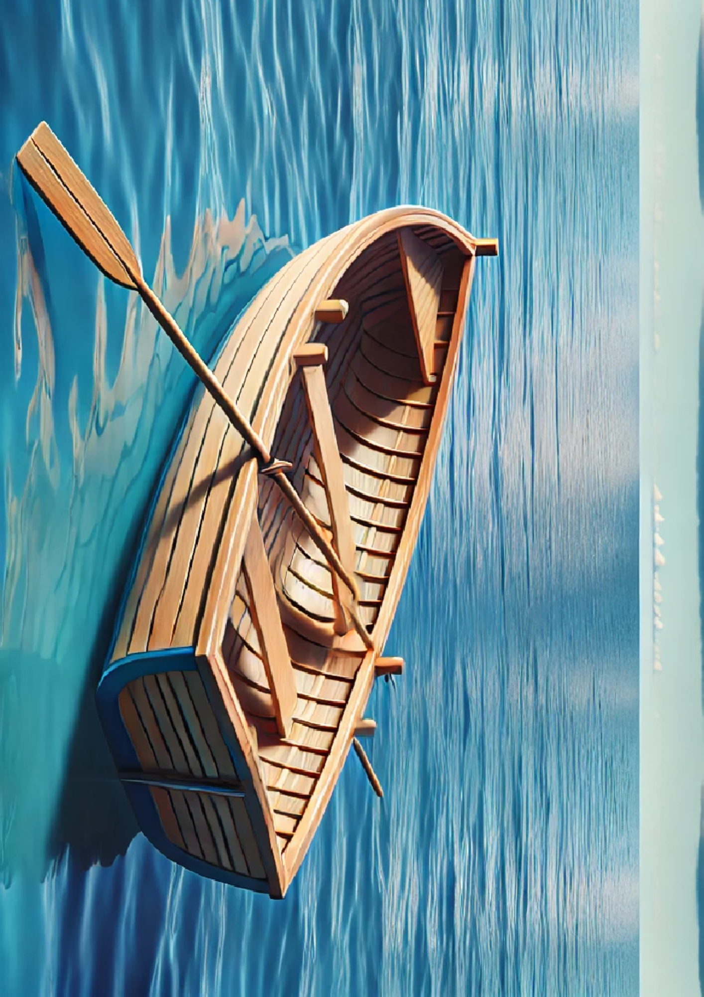 Sticker Sheet / Greeting Card – Boat Full Cat. No. 1324