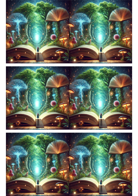 Sticker Sheet – Magic Land Collage Cat. No. 3053