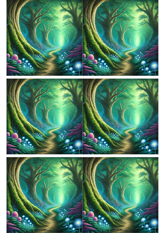 Sticker Sheet – Magic Place Collage, Cat. No. 2114