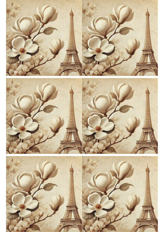 Sticker Sheet – Magnolia In Paris Vintage Collage, Cat. No. 2116