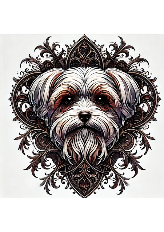 Sticker Sheet – Maltese Gothic Style Full, Cat. No. 2121