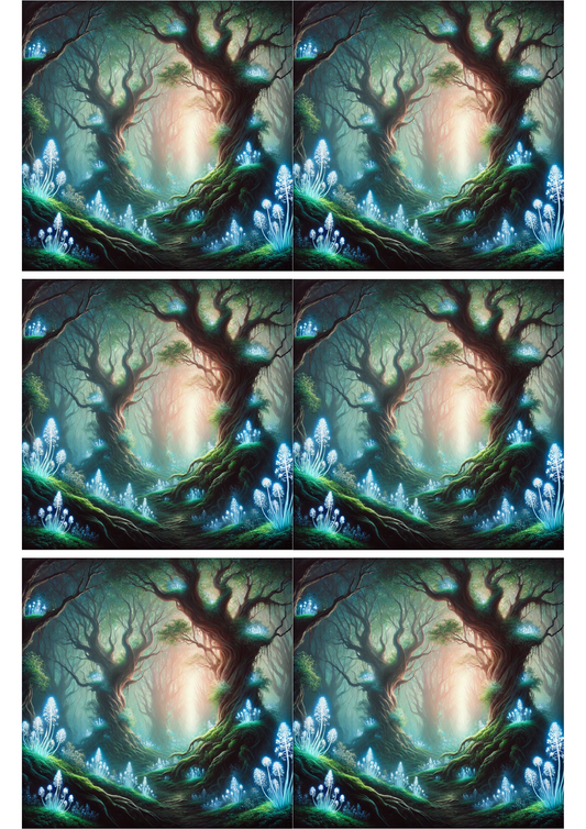 Sticker Sheet – Mystical Forest Collage, Cat. No. 2152
