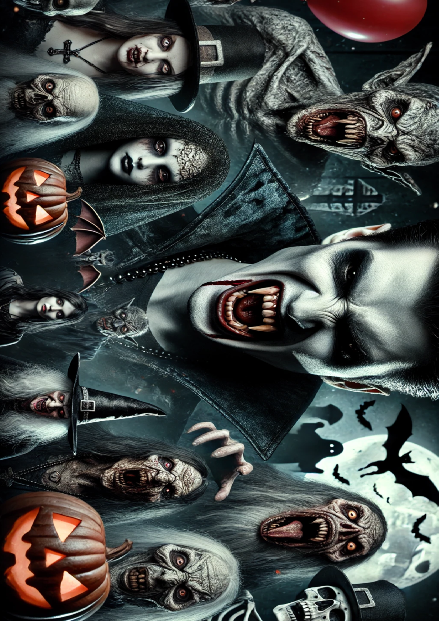 Sticker Sheet / Greeting Card – Dark Vampires Full Cat. No. 1627