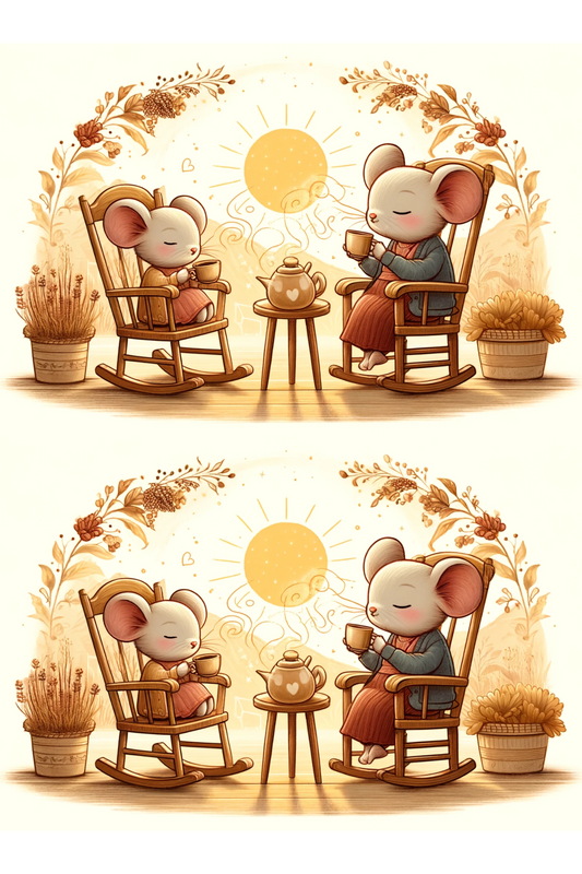 Sticker Sheet – Manga Mice Collage Cat. No. 217