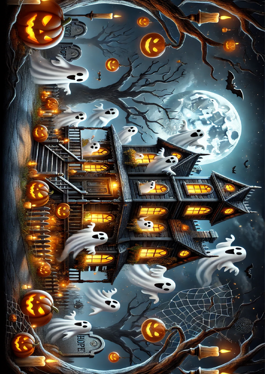 Sticker Sheet Haunted House Full Cat. No. 1631