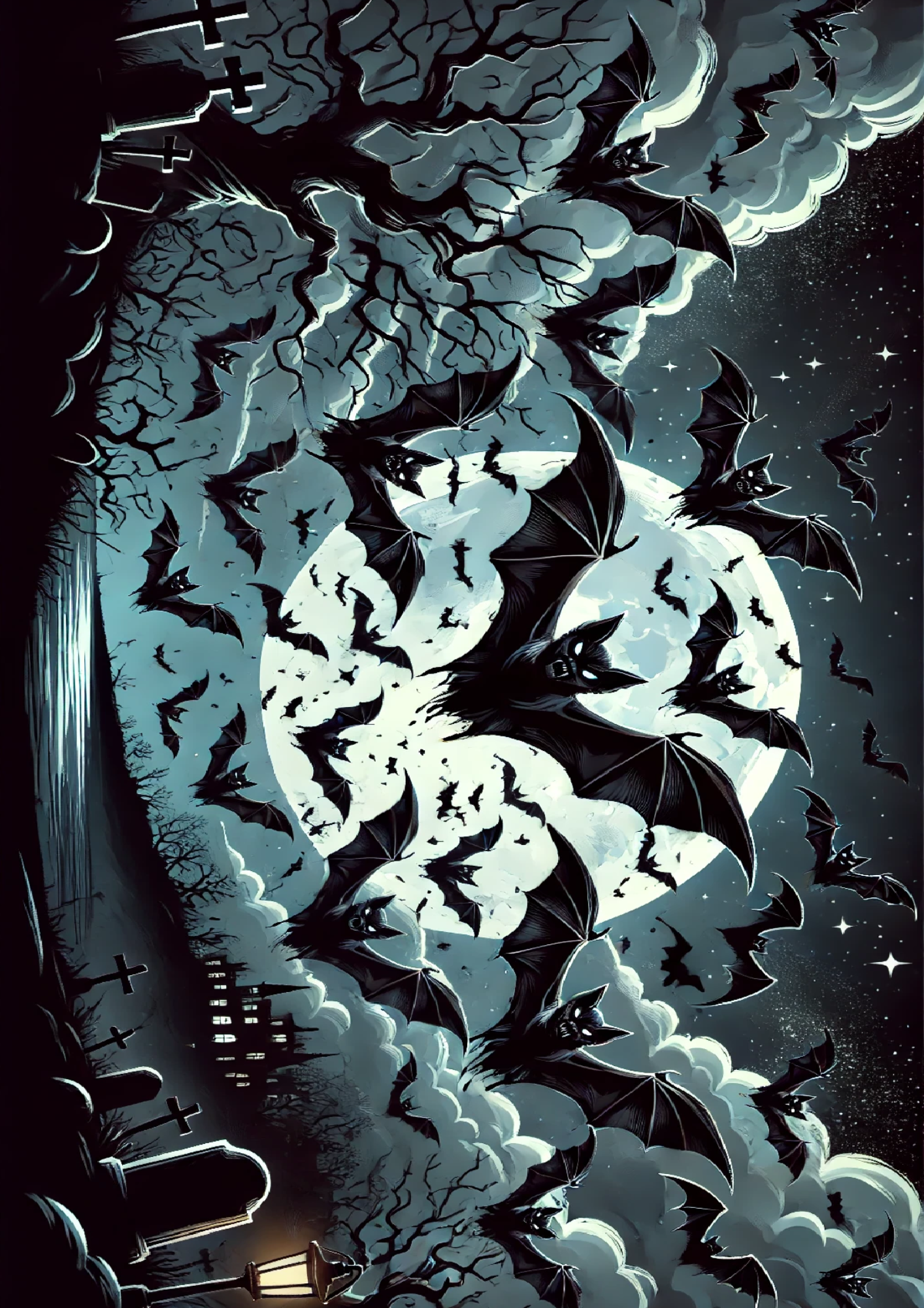 Sticker Sheet / Greeting Card – Bats Full Cat. No. 1633