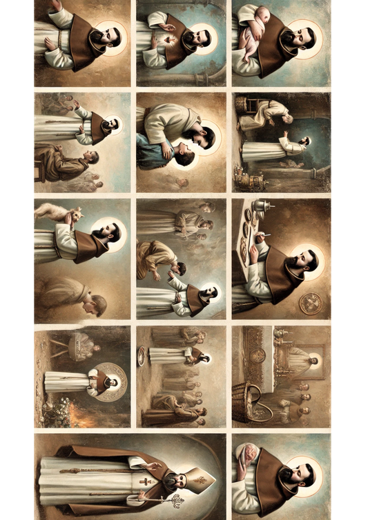 Sticker Sheet – Padre Pio Full Cat. No. 3081