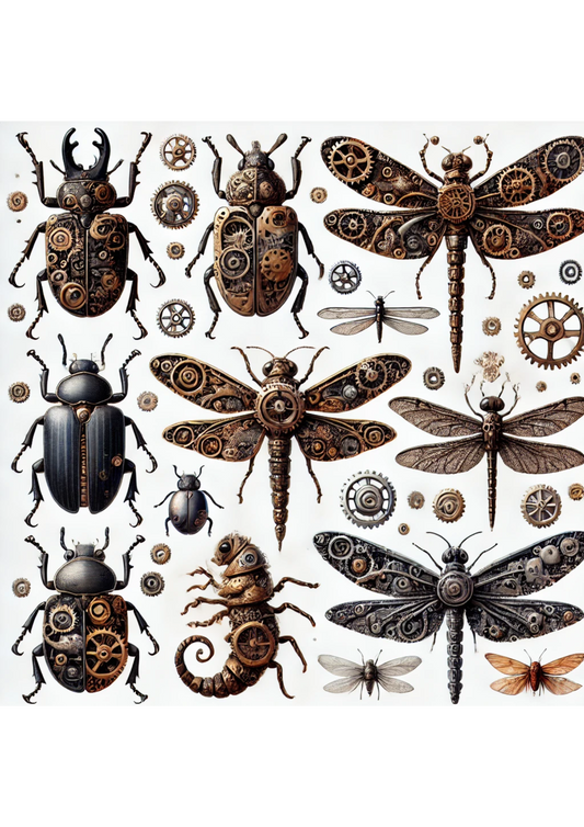 Sticker Sheet – Insects Steampunk Full Cat. No. 3086