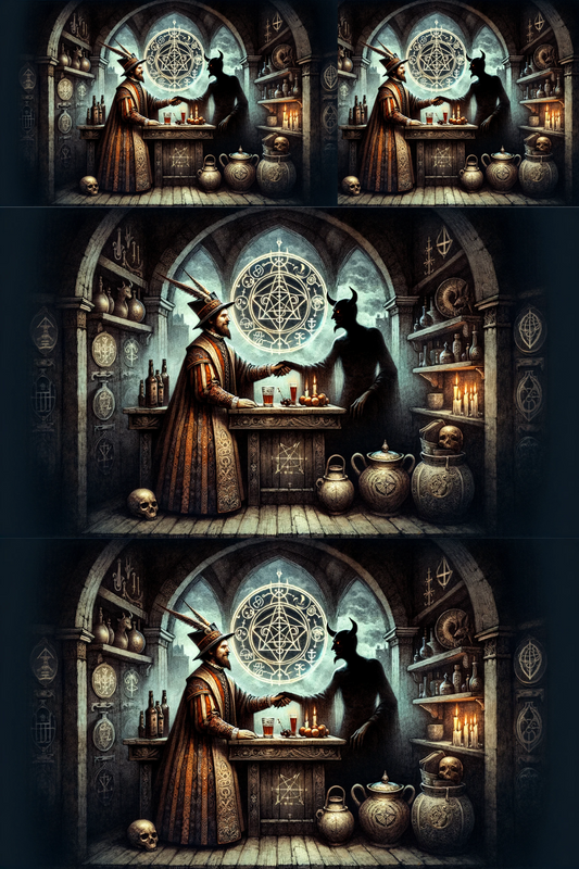 Sticker Sheet – The Devil Talks to Twardowski Collage Cat. No. 237