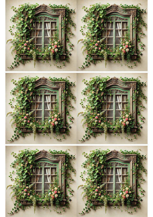 Sticker Sheet – Beautiful Window Collage Cat. No. 2242