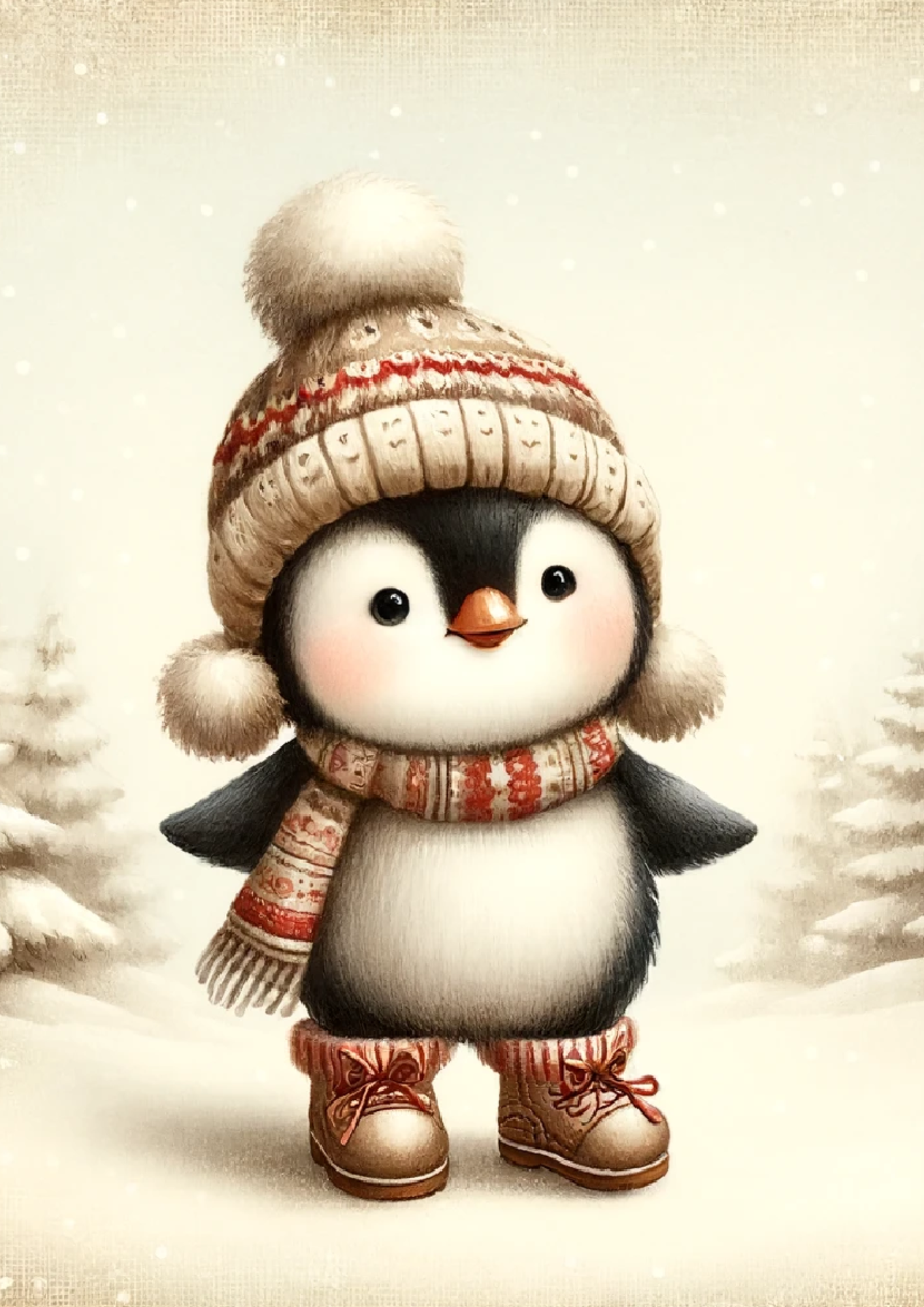 Sticker Sheet / Greeting Card – Penguin Vintage Full Cat. No. 1683