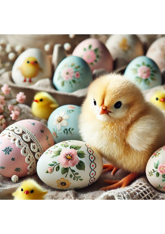 Sticker Sheet – Chicks and Easter Eggs Full Cat. No. 2610