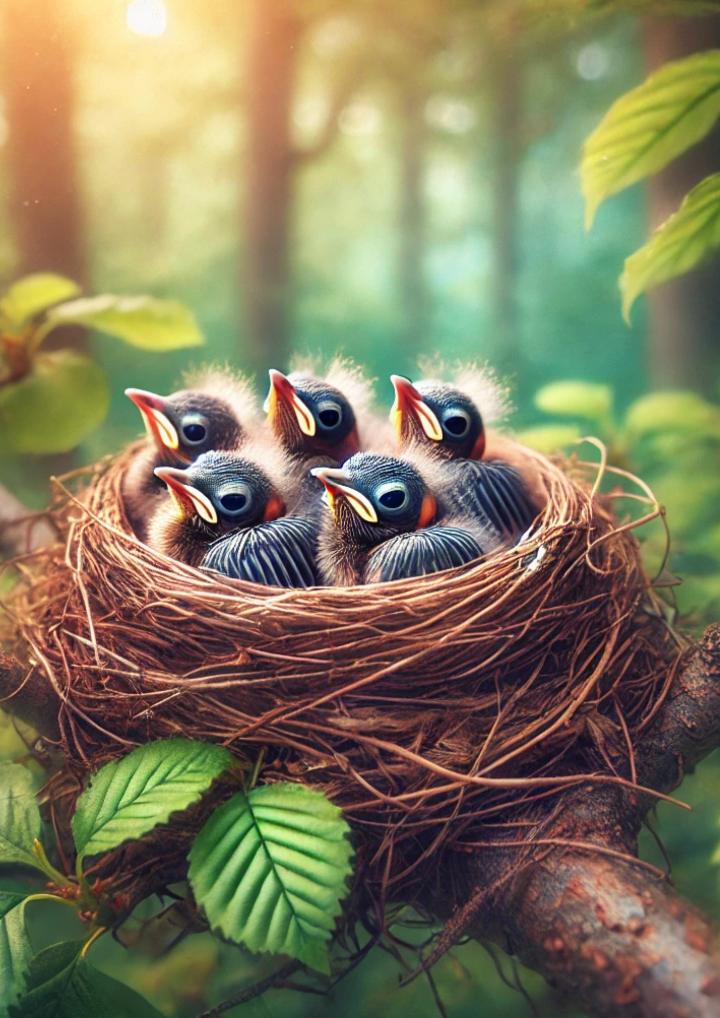 Sticker Sheet / Greeting Card – Chicks Full Cat. No. 2261