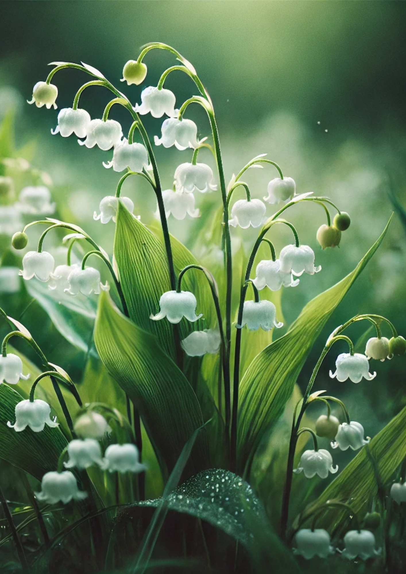 Sticker Sheet / Greeting Card – Lilies of the Valley Full Cat. No. 2612