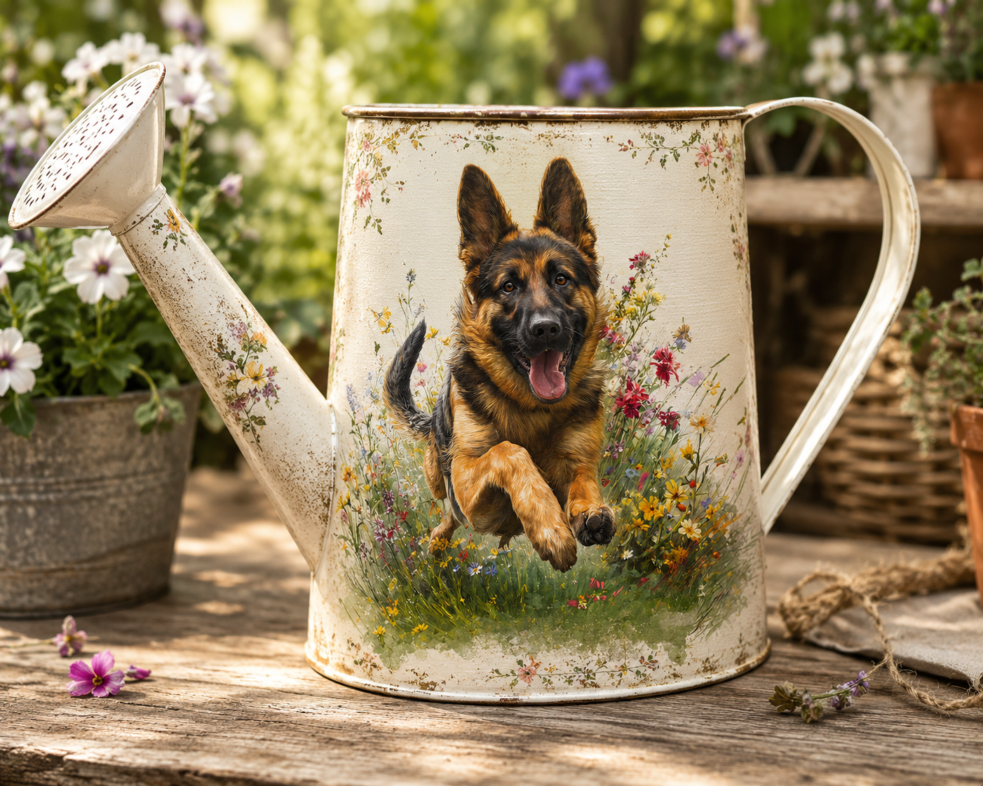 German Sheppard Dog Clipart Set: 16 PNG, Transparent Background Clipart (Instant Download)