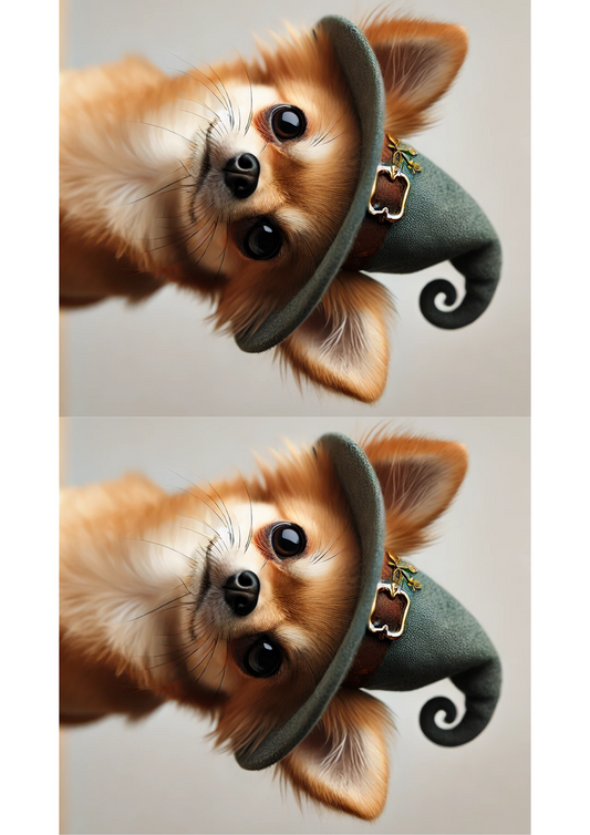 Sticker Sheet – Chihuahua Collage of Two Cat. No. 2623