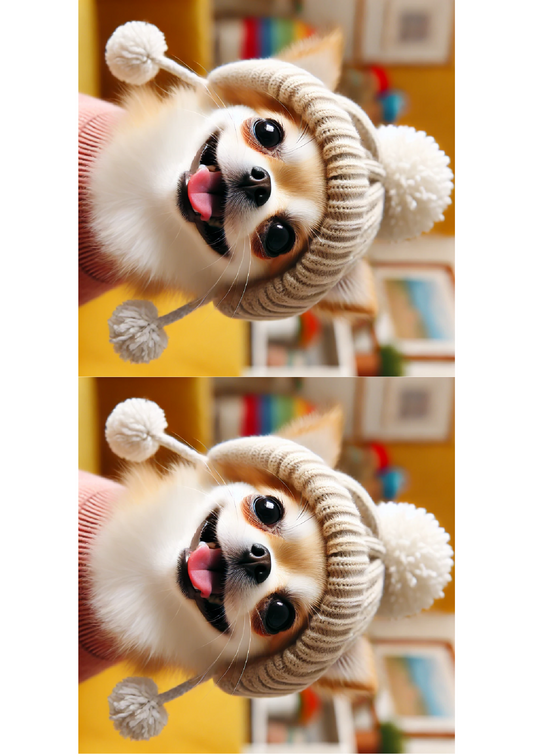 Sticker Sheet – Chihuahua 2 Collage of Two Cat. No. 2624