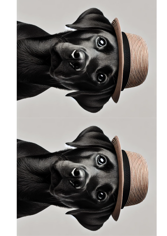 Sticker Sheet – Labrador Collage of Two Cat. No. 2621