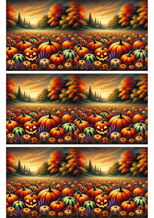 Sticker Sheet β Pumpkins Collage Cat. No. 2304