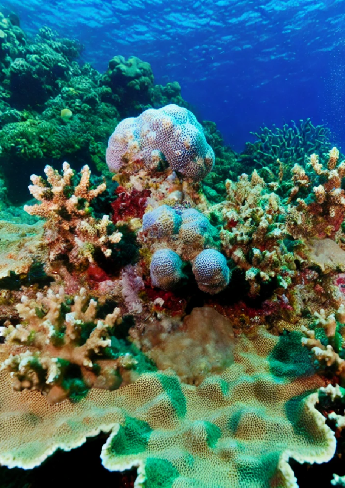 Sticker Sheet / Greeting Card – Coral Reef 3 Full Cat. No. 1376