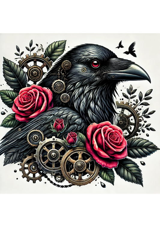 Sticker Sheet – Raven Steampunk Full Cat. No. 2888