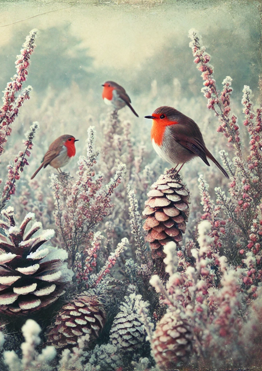 Sticker Sheet – Red Robin in Winter Full Cat. No. 2772