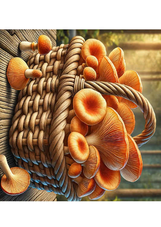 Sticker Sheet – Rice Mushrooms In Basket Full Cat. No. 1229