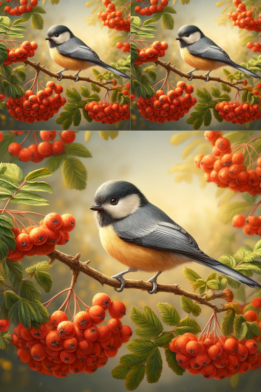 Sticker Sheet Tit on Rowan Tree Cat. No. 284