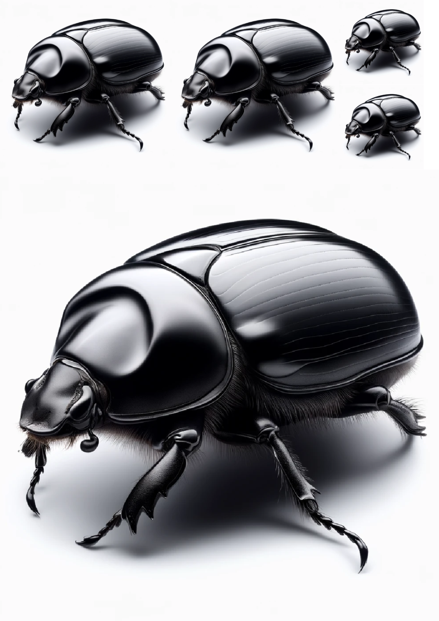 Sticker Sheet / Greeting Card – Scarab Collage Cat. No. 1170