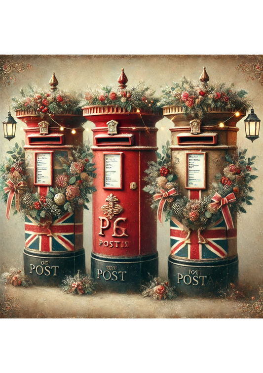 Sticker Sheet – British Post Boxes Full Cat. No. 2896