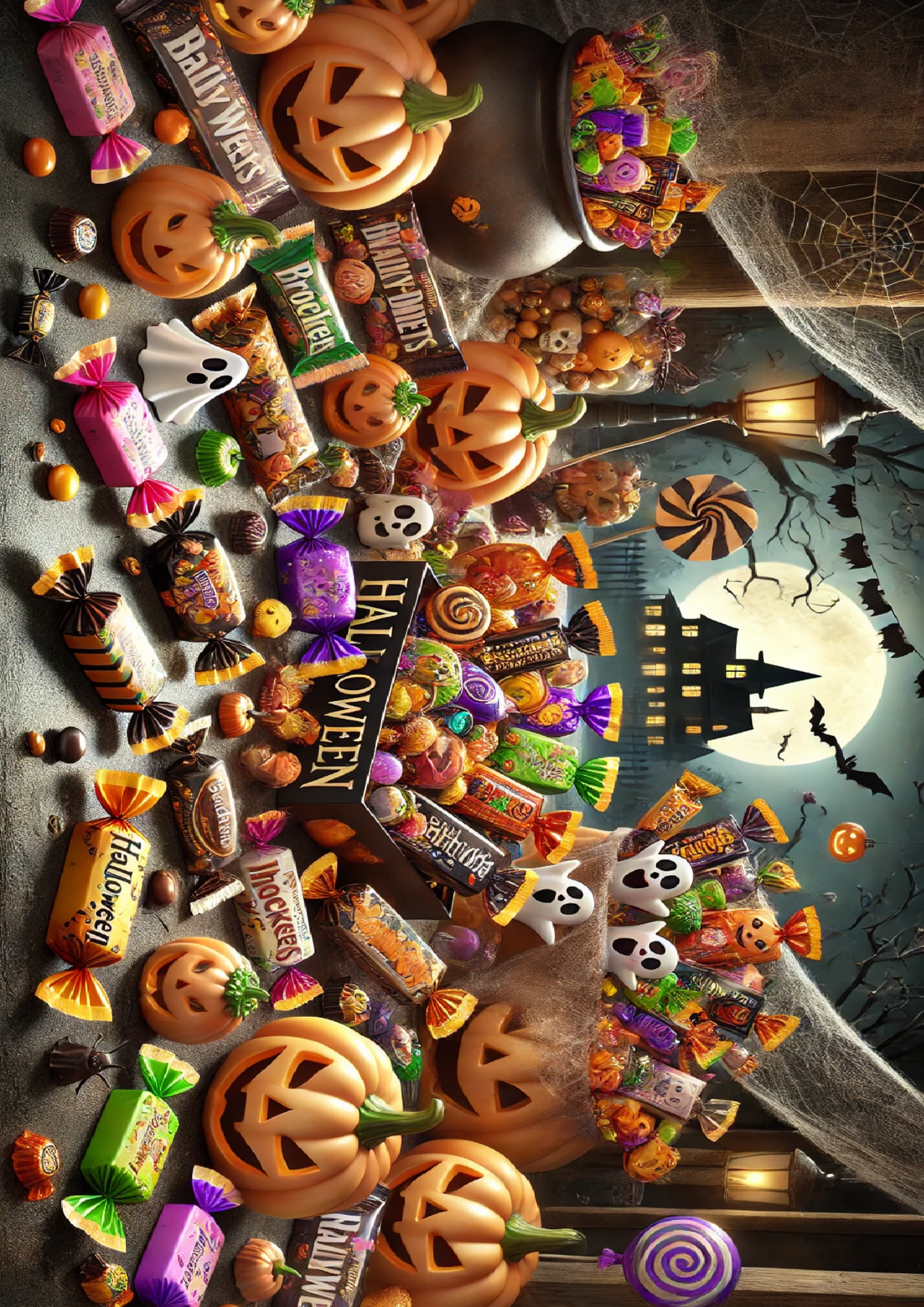 Sticker Sheet / Greeting Card – Halloween Sweets Full Cat. No. 1641