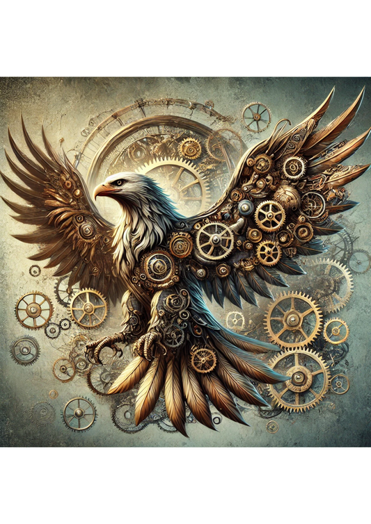 Sticker Sheet – Eagle Steampunk Full Cat. No. 2902