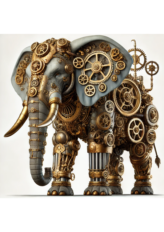 Sticker Sheet – Elephant Steampunk Full Cat. No. 2906