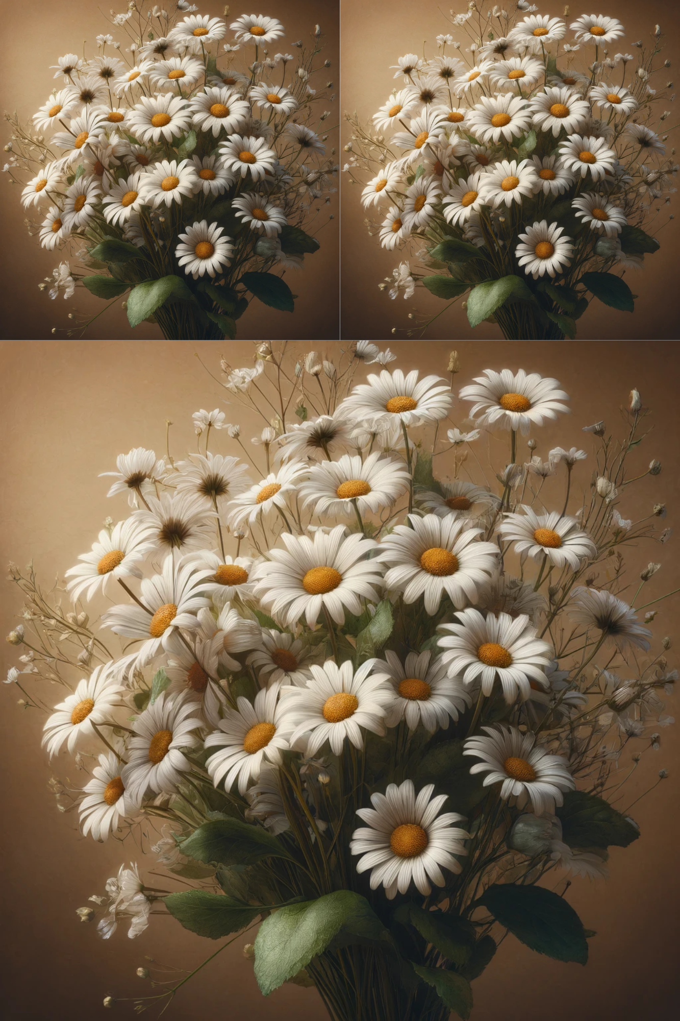 Sticker Sheet / Greeting Card – Daisies Cat. No. 329