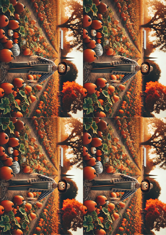 Sticker Sheet Scarecrow Collage Cat. No. 1642