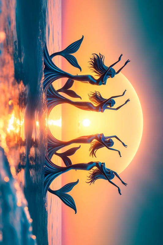 Sticker Sheet – Mermaids Dance At Sunrise Full Cat. No. 428