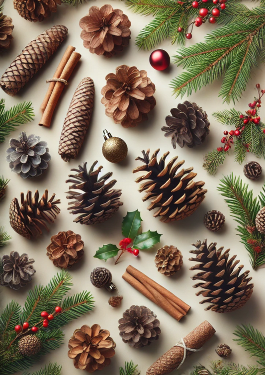 Sticker Sheet – Pine Cones Full Cat. No. 2528