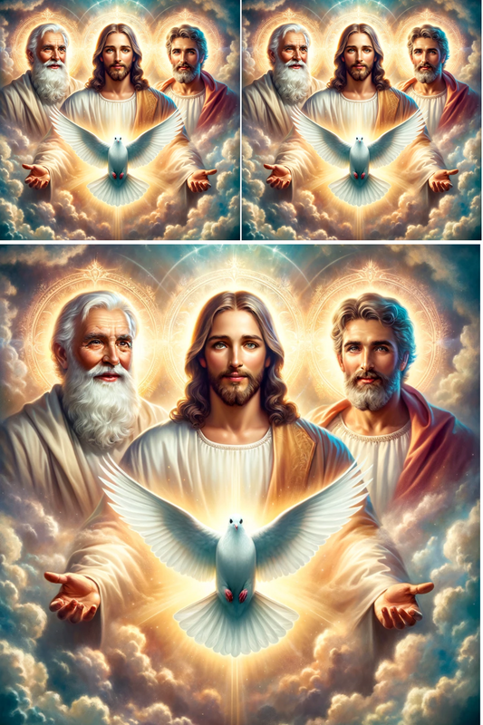 Sticker Sheet – Holy Trinity Collage Cat No. 869