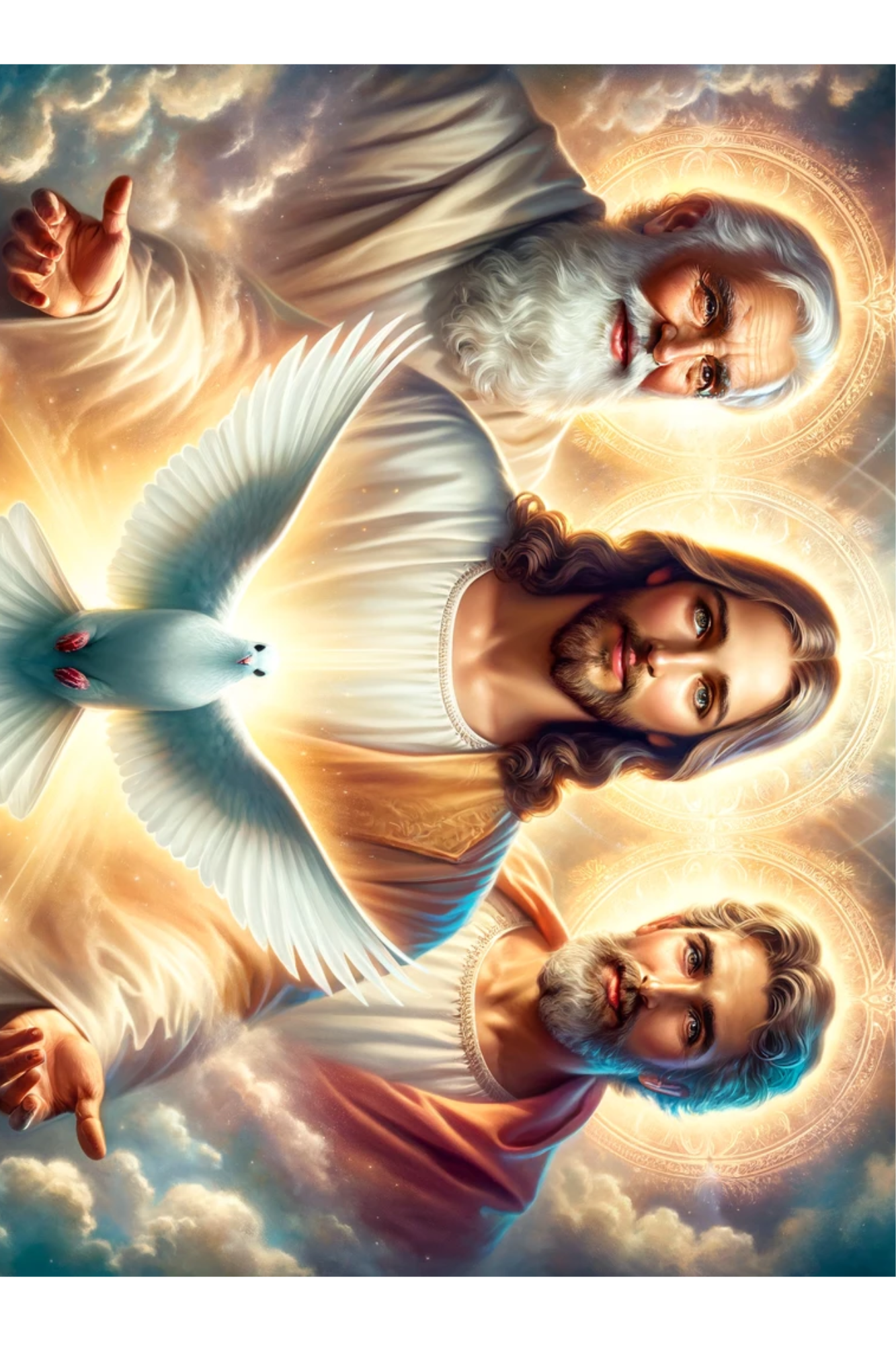 Sticker Sheet / Greeting Card – Holy Trinity Full Cat No. 870