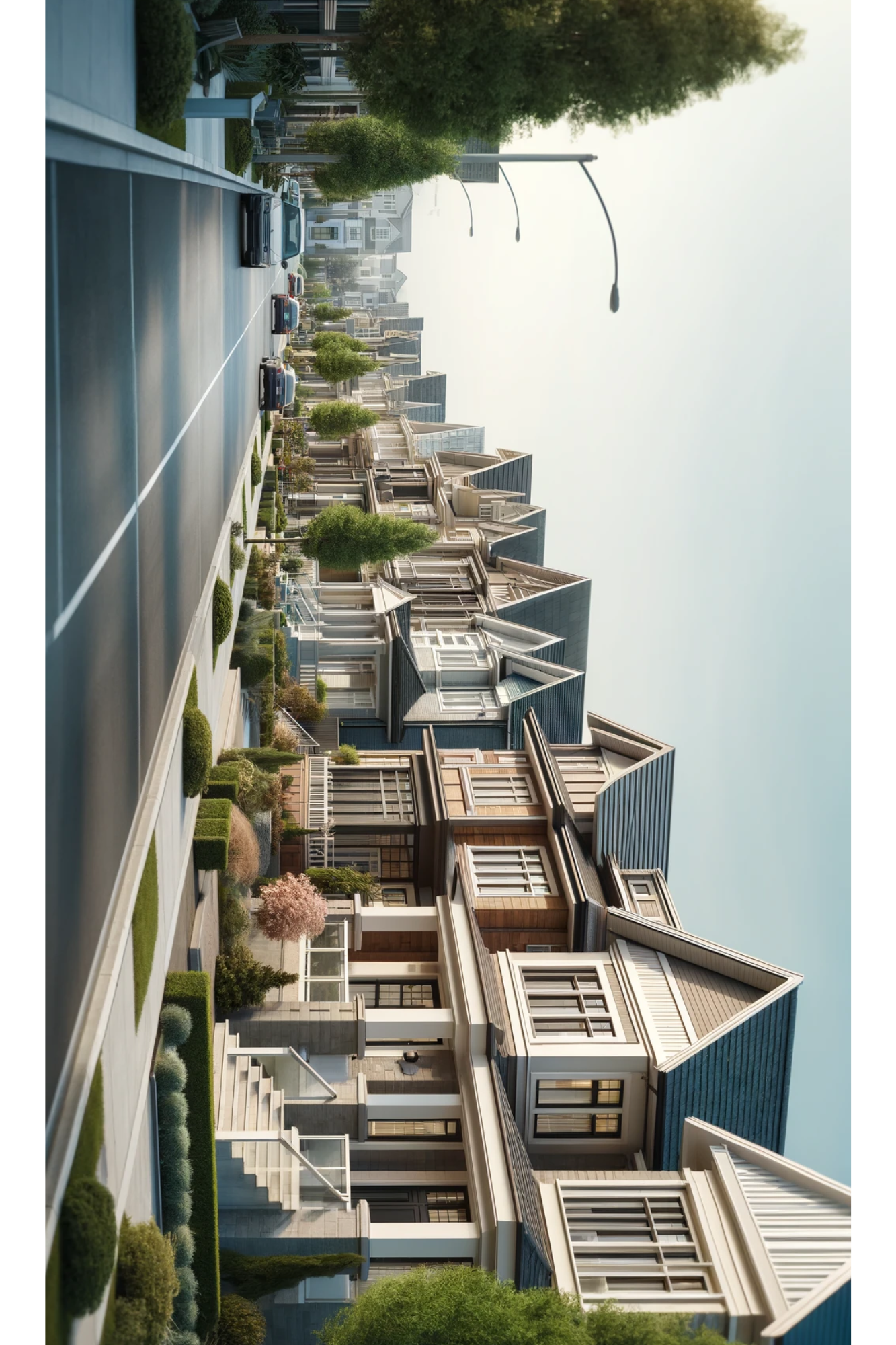 Sticker Sheet / Greeting Card – Street and Full Houses Cat. No. 470