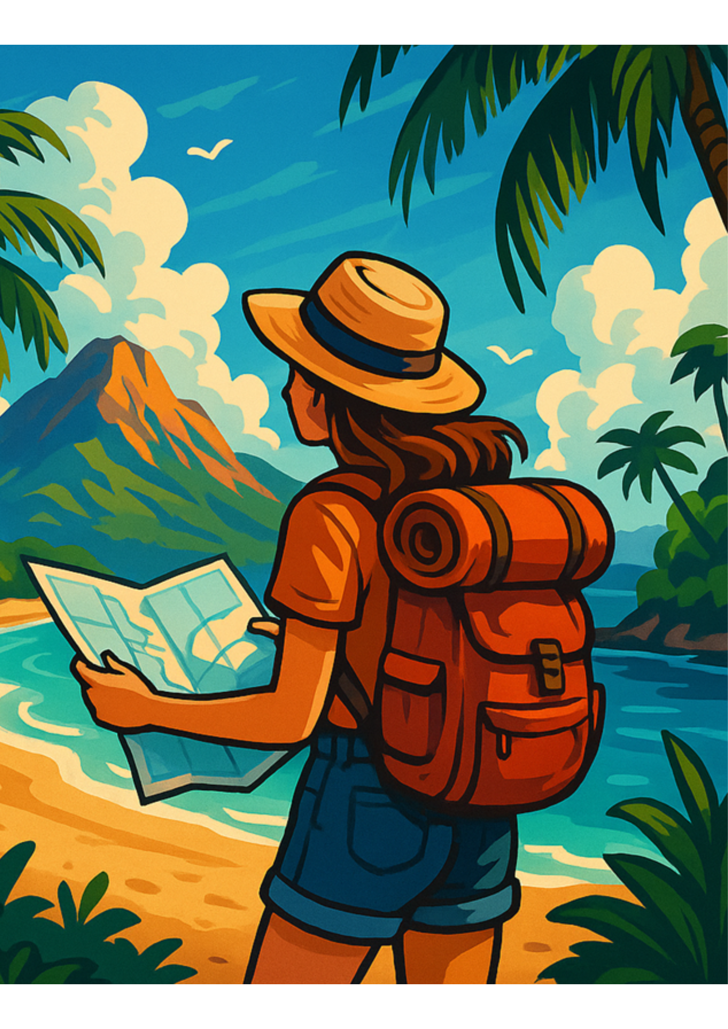 Sticker Sheet / Greeting Card – Holiday Adventure Full Cat. No. 3188