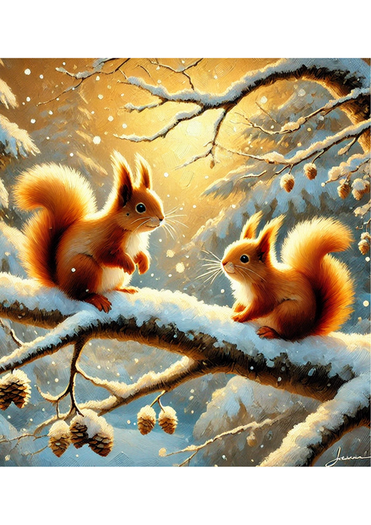 Sticker Sheet – Two Squirrels Full Cat. No. 2776