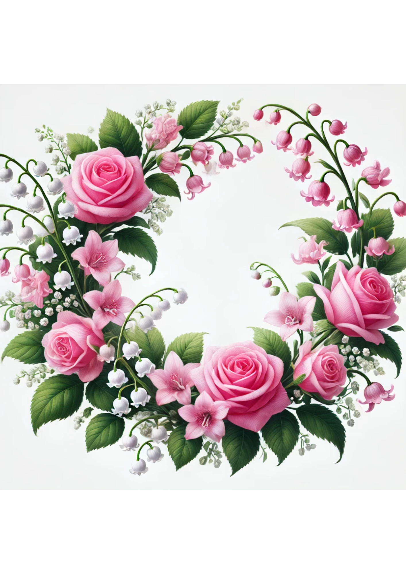 Sticker Sheet / Greeting Card – Wreath Full Cat. No. 2692