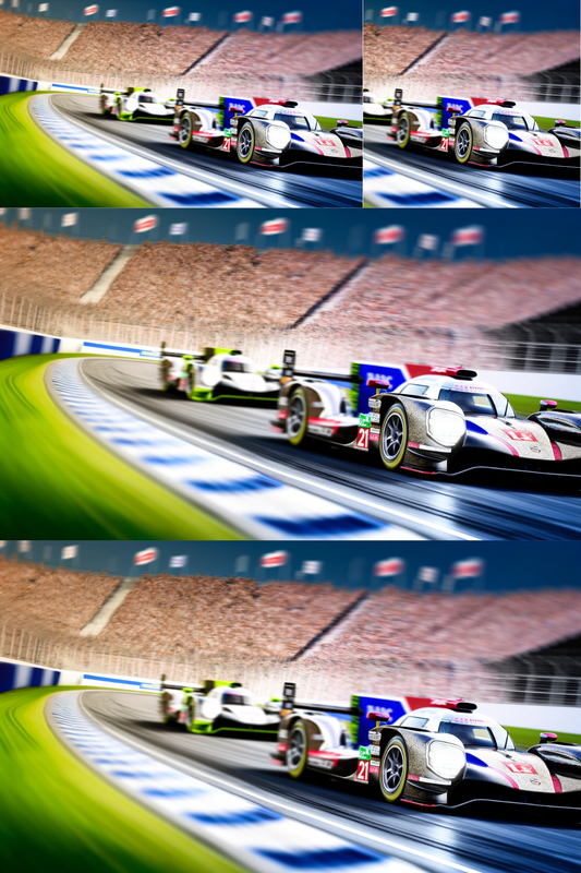 Sticker Sheet Car Racing 2 Collage Cat. No. 480