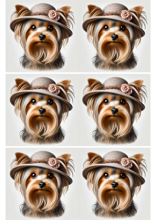 Sticker Sheet – York Terrier 2 Collage Cat. No. 2717