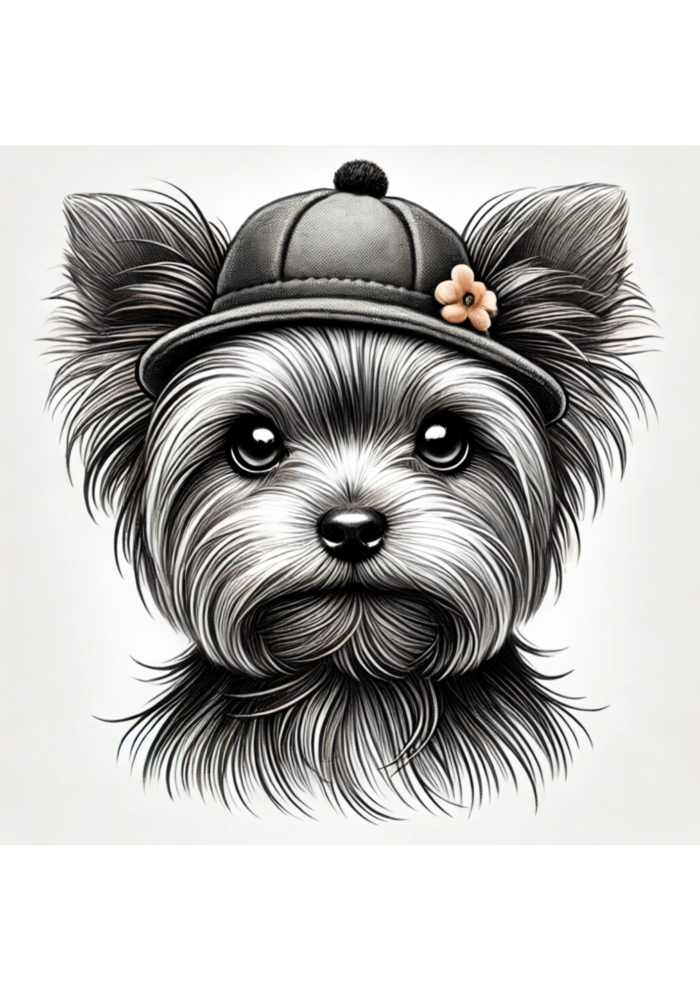 Sticker Sheet / Greeting Card – York Terrier Full Cat. No. 2716