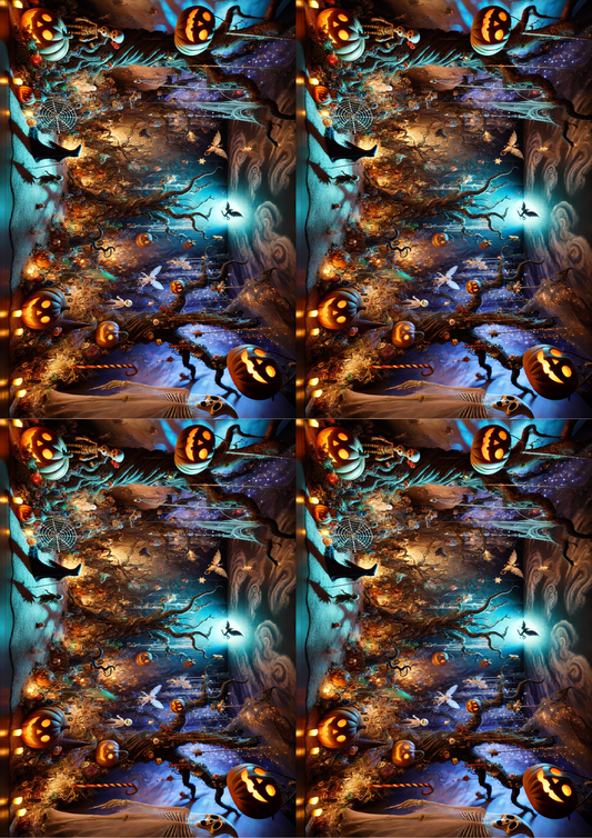 Sticker Sheet Enchanted Forest Collage Cat. No. 1654