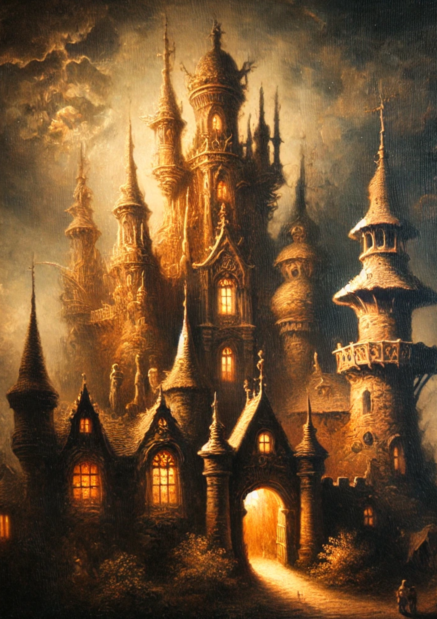 Sticker Sheet / Greeting Card – Castle 2 Full Cat. No. 2728