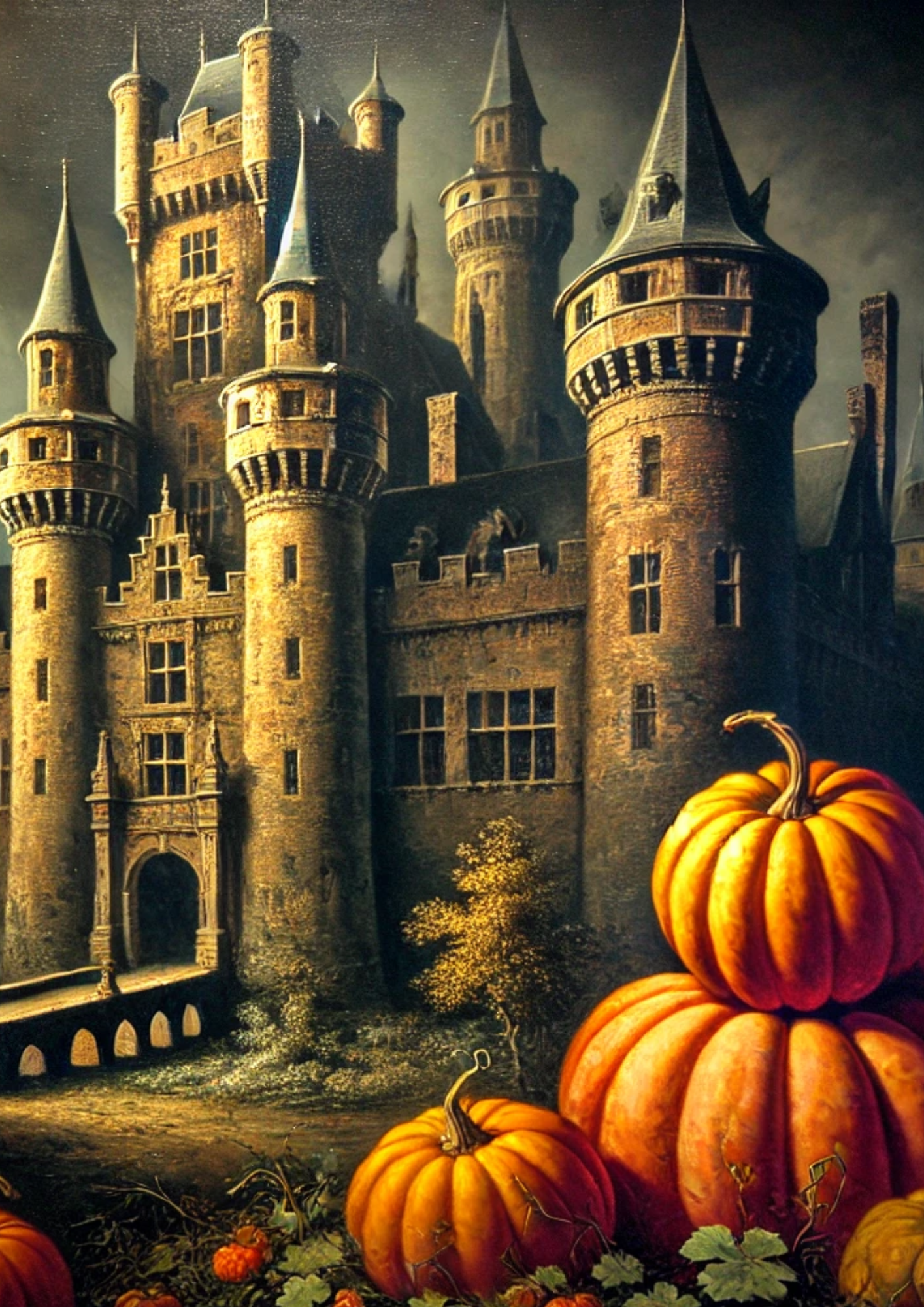 Sticker Sheet / Greeting Card – Halloween Castle Full Cat. No. 2730
